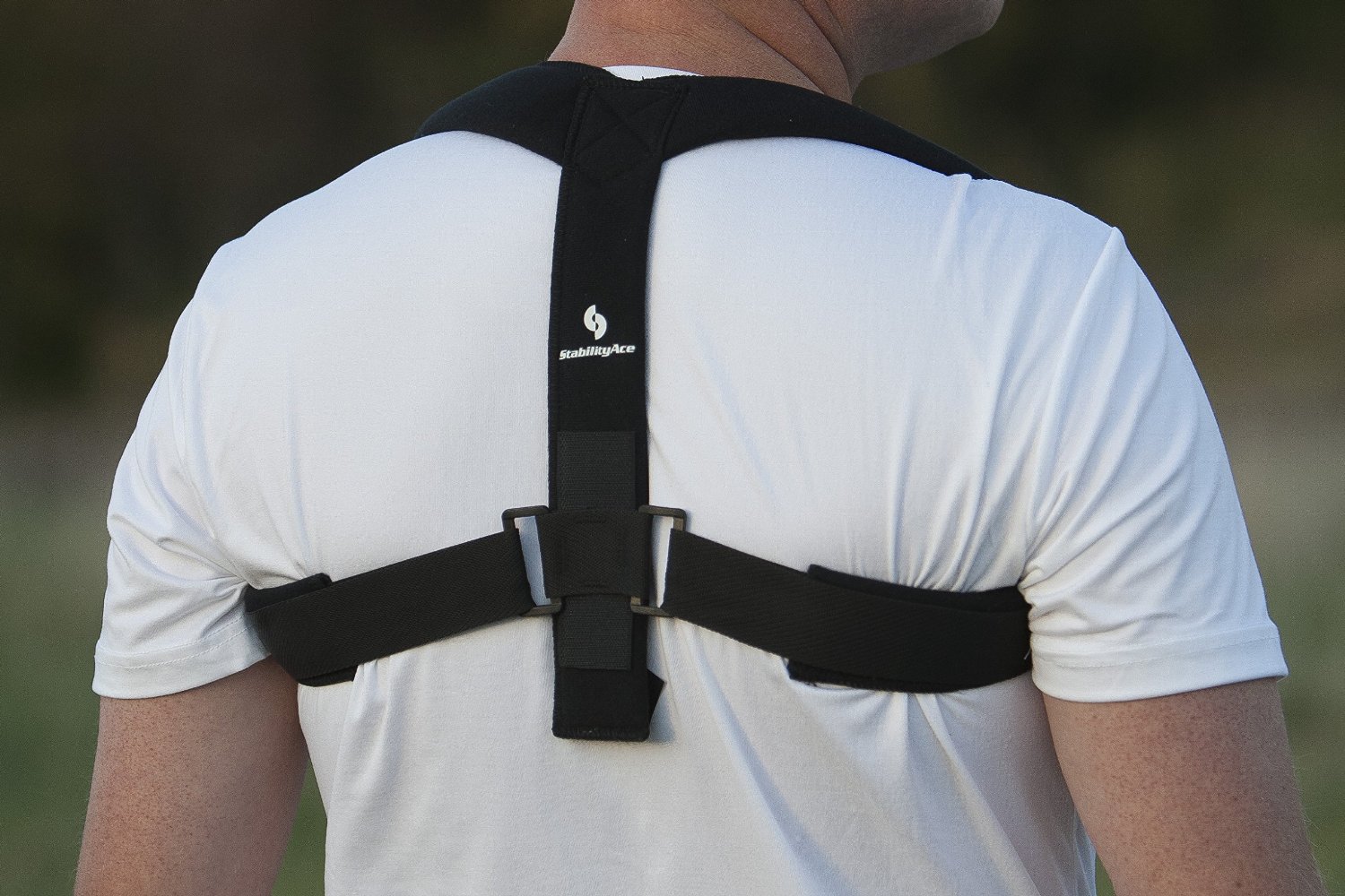 StabilityAce Upper Back Posture Corrector Brace and Clavicle Support